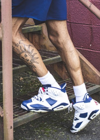 Photo of Person Wearing Air Jordan 6