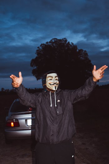 Photo of Person Wearing Mask