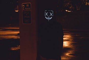 Photo of Person Wearing Mask