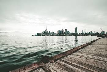 Photo of Pier Against City Buildings