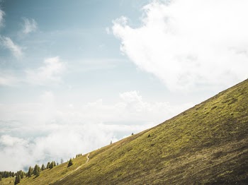 Photo of Plain Mountain Under Clear Blue Sky
