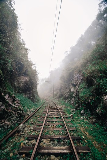 Photo of Railway With Fog