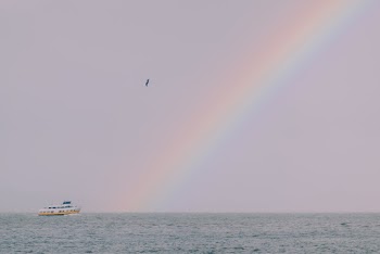 Photo of Rainbow Over the Ocean