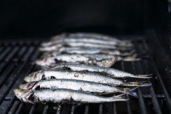Photo of Raw Fish on Grill