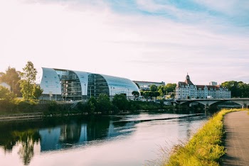 Photo of River Near Trees and Buildings