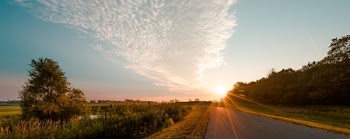 Photo of Road during Sunrise