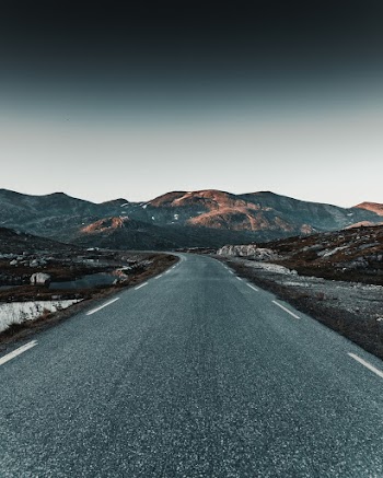 Photo of Road Near Mountain