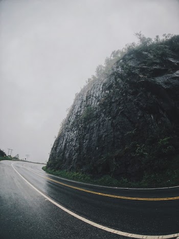 Photo of Roadway Beside Cliff