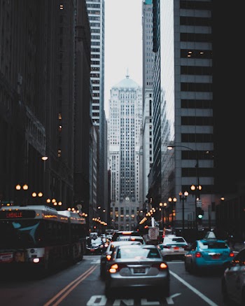 Photo of Roadway Between Buildings