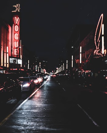 Photo of Roadway During Evening