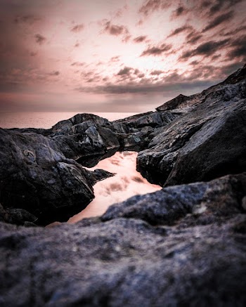Photo of Rock Formation by the Sea