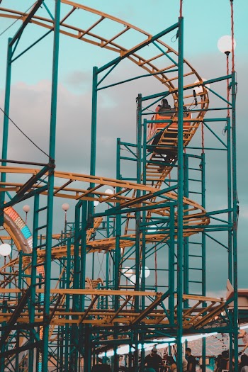 Photo of Roller Coaster on Amusement Park