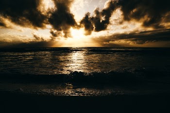 Photo of Sea during Sunset