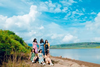 Photo Of Six Girls Near Body Of Water