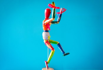 Photo of Small Multi-colored Mannequin 