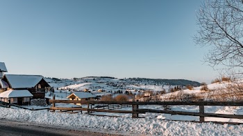 Photo Of Snowy Village During Daytime