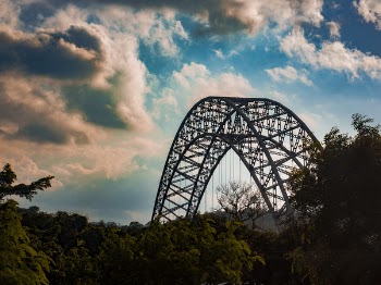 Photo of Steel Structure On Forest