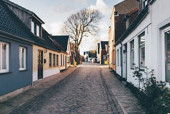 Photo of Street Between Houses