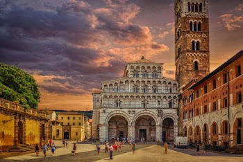 Photo of The Saint Martin Cathedral in Lucca, Italy