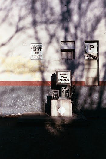 Photo of Tire Inflator at a Gas Station