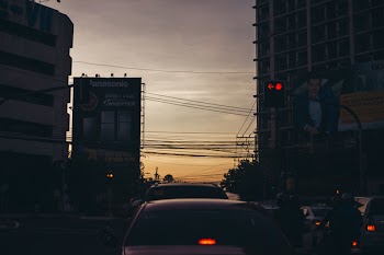Photo of Traffic During Dawn