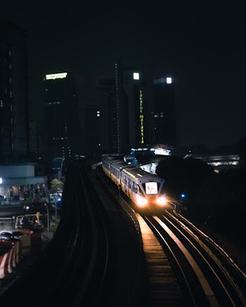 Photo of Train During Night