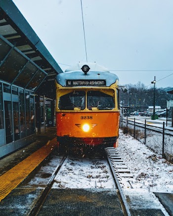 Photo of Train in Railway Track