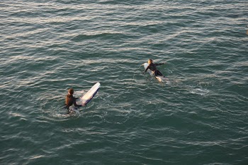Photo of Two Person Swimming 