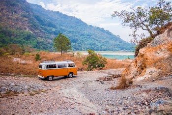 Photo of Volkswagen Kombi on Unpaved Road