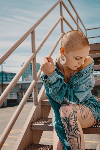Photo of Wearing Denim Jacket