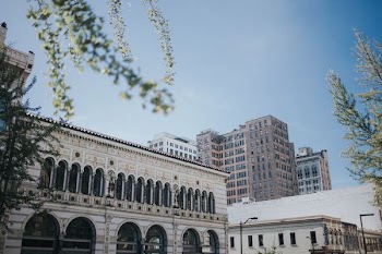 photo of white 2-story building