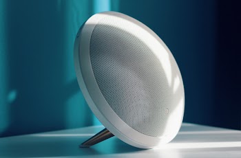 Photo of White Portable Bluetooth Speaker
