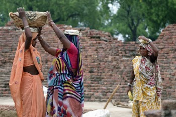 Photo of Woman Carrying Basket
