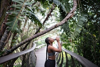 Photo Of Woman Drinking Water