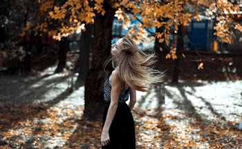 Photo of Woman During Fall