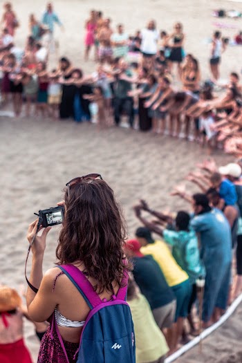 Photo of Woman Holding Camera