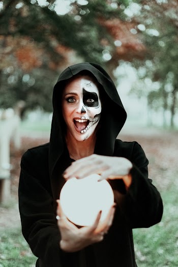 Photo Of Woman Holding Crystal Ball