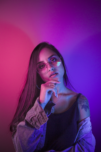 Photo of Woman Holding Her Chin