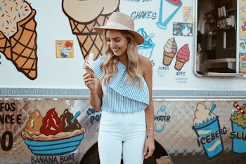 Photo Of Woman Holding Ice Cream Cone