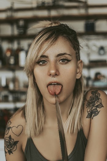 Photo Of Woman Holding Knife