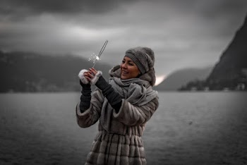Photo of Woman Holding Sparklers