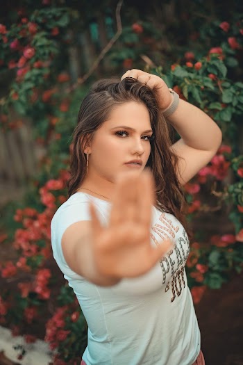 Photo Of Woman Near Bushes