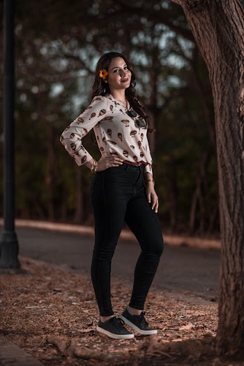Photo Of Woman Near Tree