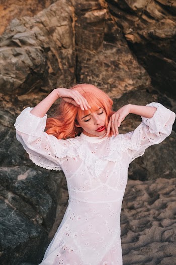Photo Of Woman Pink Hair 