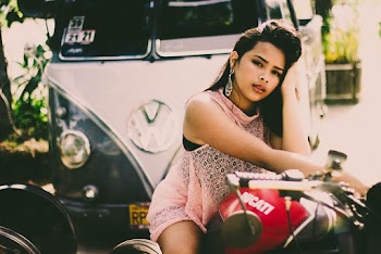 Photo Of Woman Riding On Motor Bike