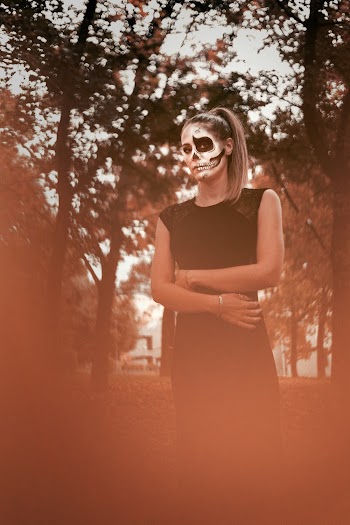 Photo Of Woman Wearing Black Dress