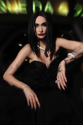 Photo Of Woman Wearing Black Dress