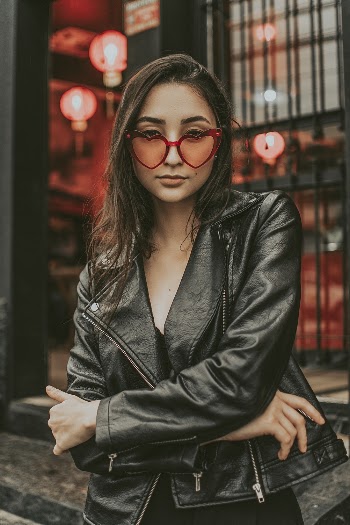 Photo Of Woman Wearing Black Leather Jacket