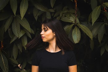 Photo of Woman Wearing Black Shirt