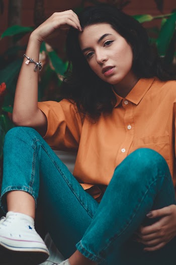Photo Of Woman Wearing Blue Jeans  